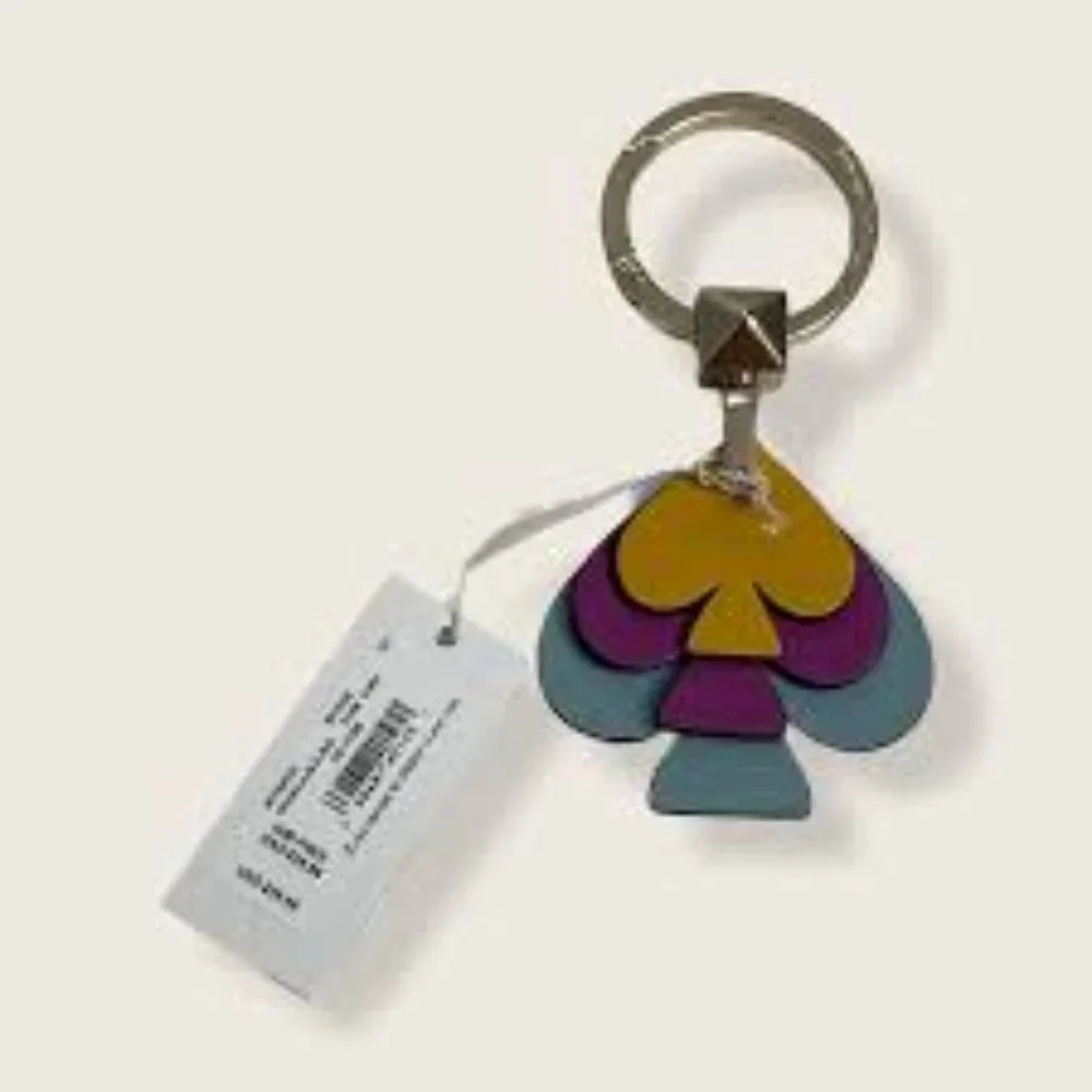 Kate Spade Stacked Spade Key FOB in Seaside - Picture 2 of 10